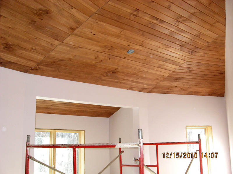 Update Wood Plank Ceilings